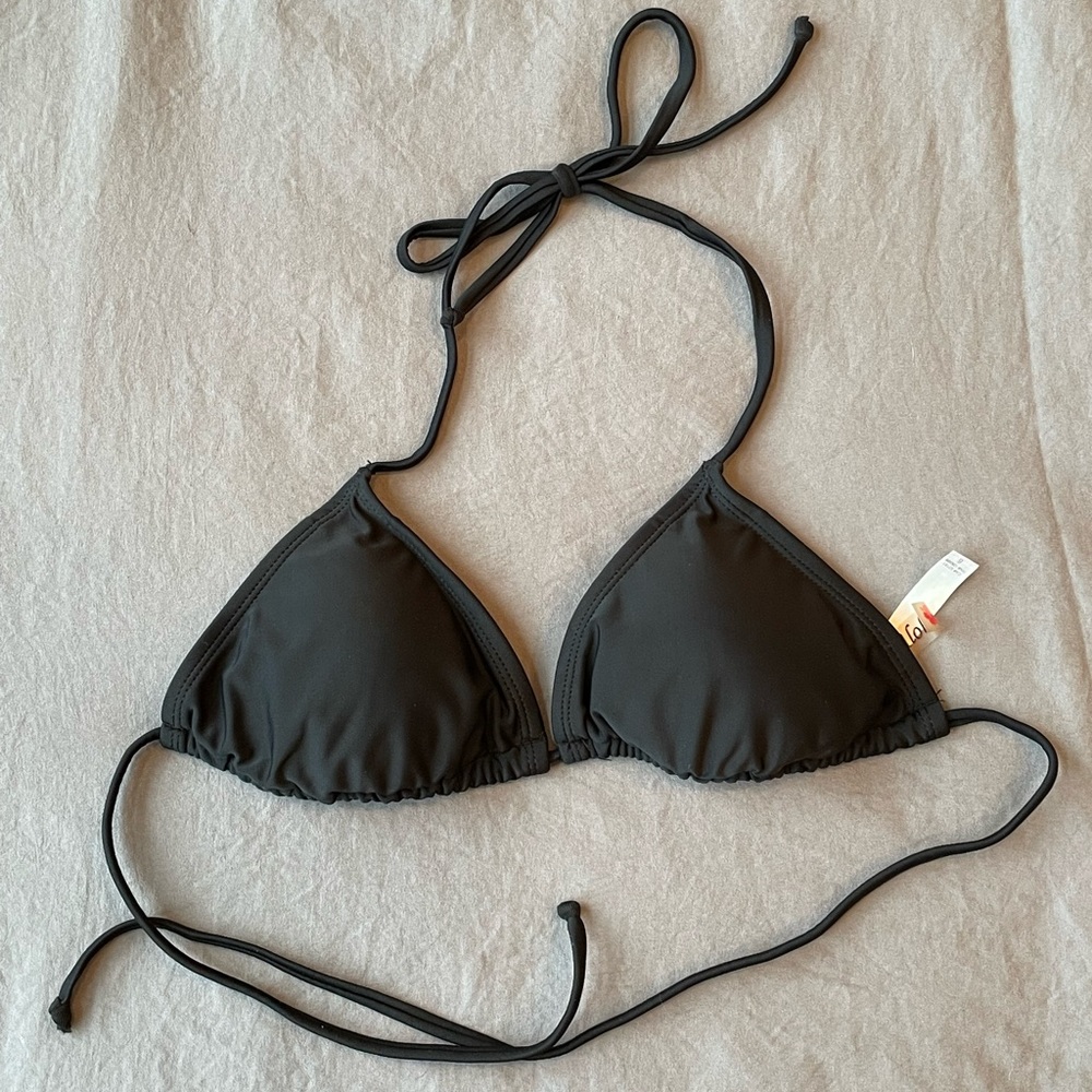 Black String Bikini Top